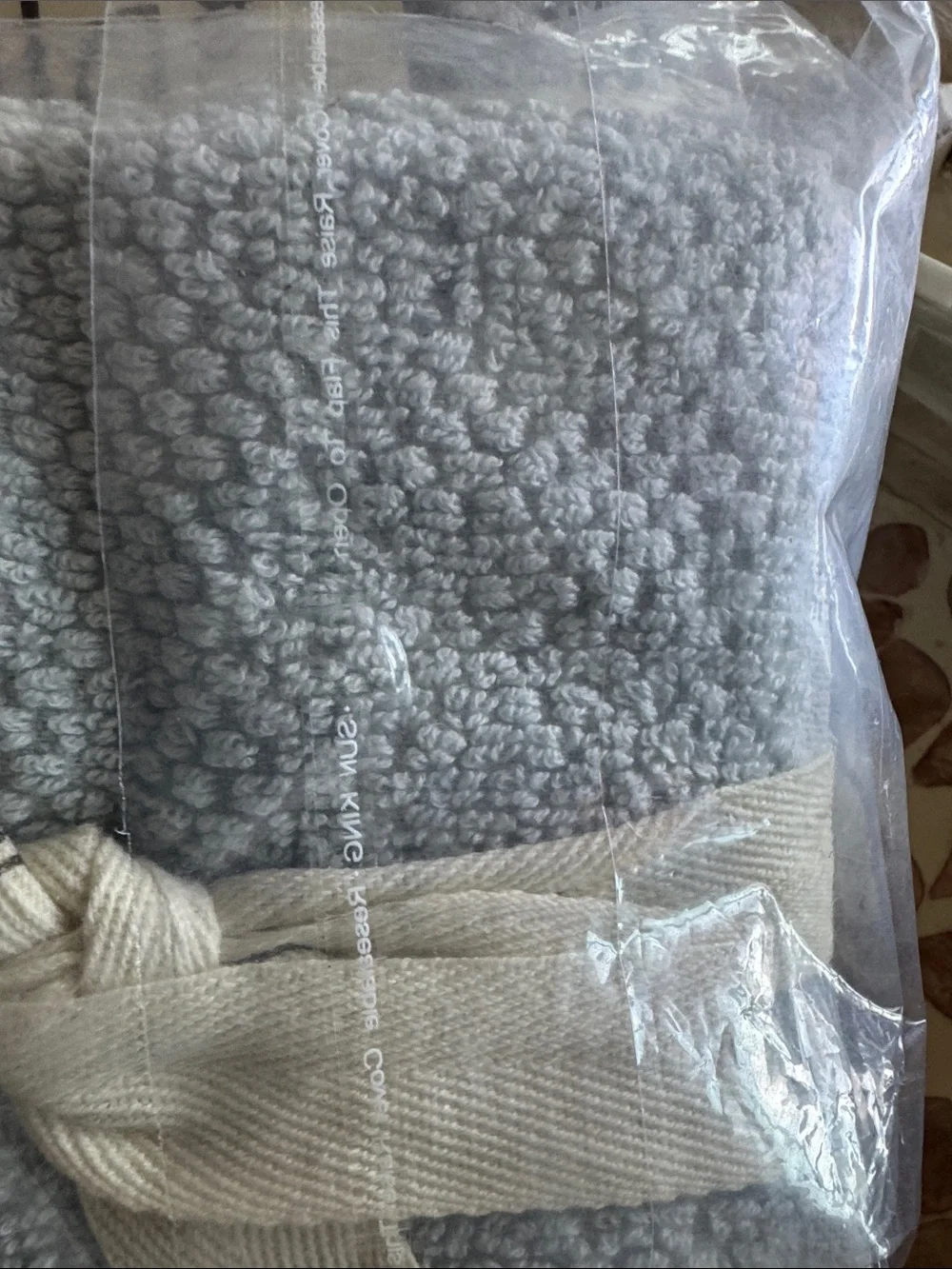 NWT Yala Organic 100% Cotton Washcloth Set of 4 Grey soft Quality contemporary